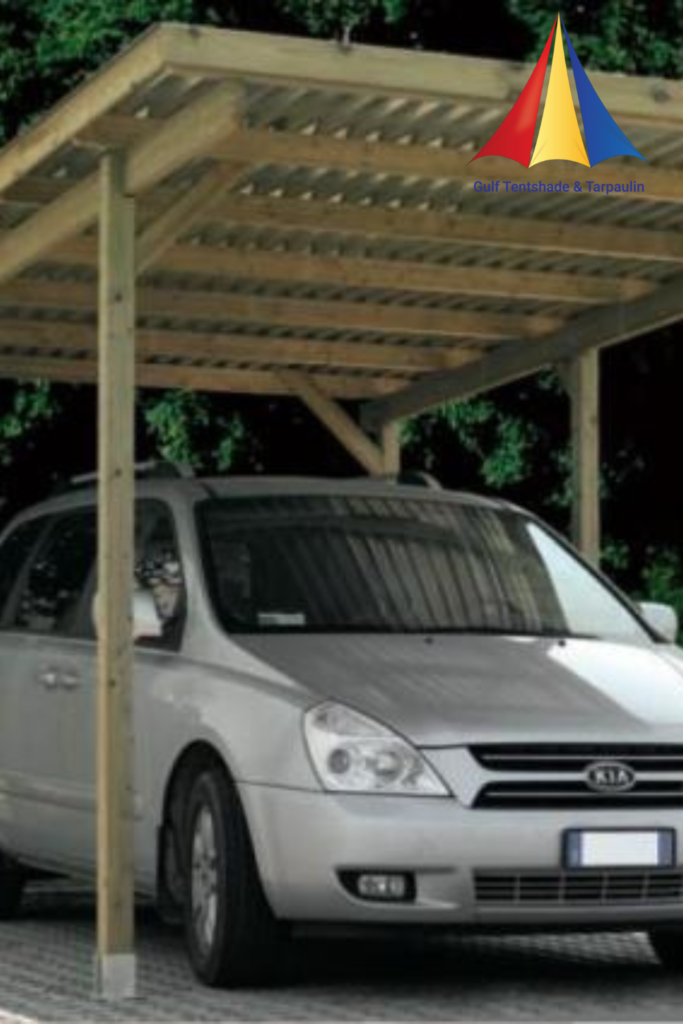   Affordable Wooden Car Parking Shades for Stylish Outdoor Protection